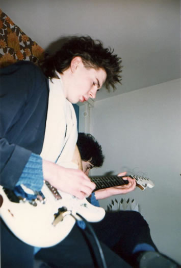 Stevie with guitar